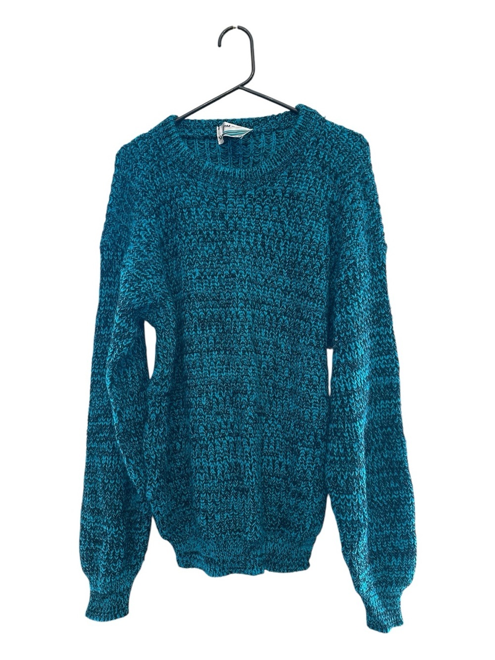 Vintage 80’s/90’s Uniform Code Teal Marled Crewneck Sweater Size M/L Unisex Fit